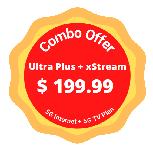 Combo Offer - 5G Internet + 5G TV - $199.99